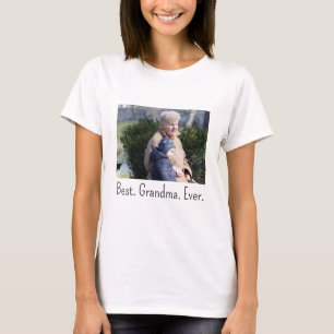 Bästa farfar någonsin familjefoto t shirt