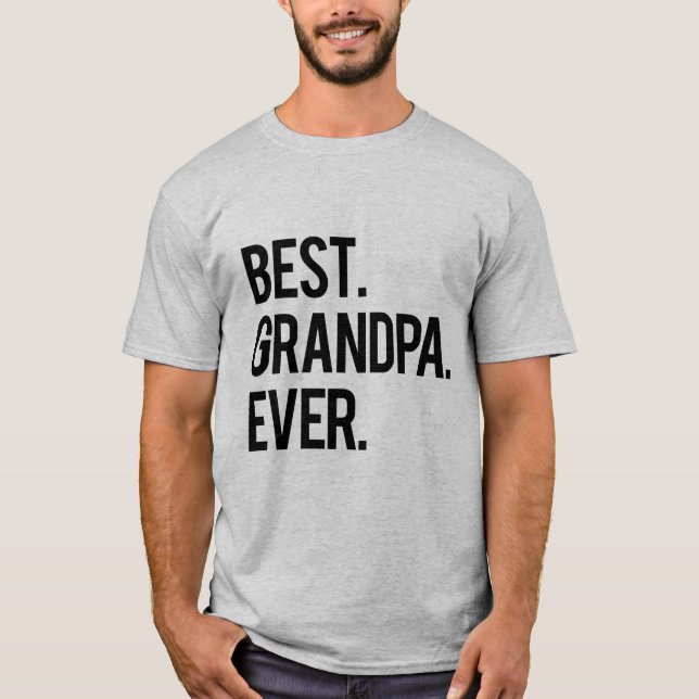 Bästa farfar någonsin Fantastisk farfar T Shirt (Framsida)