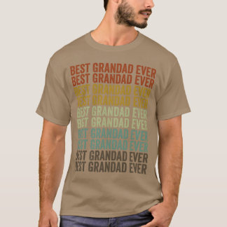 Bästa farfar, någonsin Fars dag farfar-familjen T Shirt
