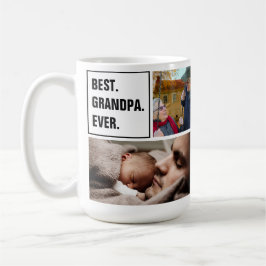 Bästa farfar någonsin Foto Collage och Anpassad te Kaffemugg