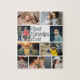 Bästa farfar någonsin Foto Collage Pussel