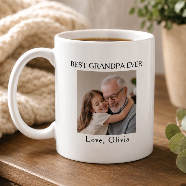 Bästa farfar någonsin Foto  Kaffemugg (Skapare uppladdad)