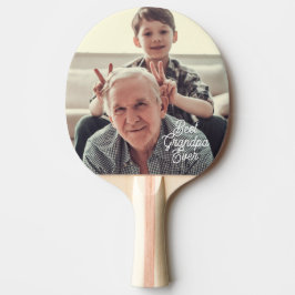 Bästa farfar någonsin Foto Script Anpassad Pingisracket