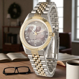 Bästa farfar någonsin-fotot Skapar din egen Anpass Armbandsur