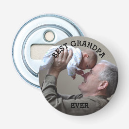 Bästa farfar någonsin-fotot Skapar din egen Anpass Flasköppnare