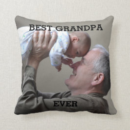 Bästa farfar någonsin-fotot Skapar din egen Anpass Kudde