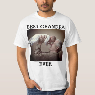 Bästa farfar någonsin-fotot Skapar ditt eget T-S-s T Shirt