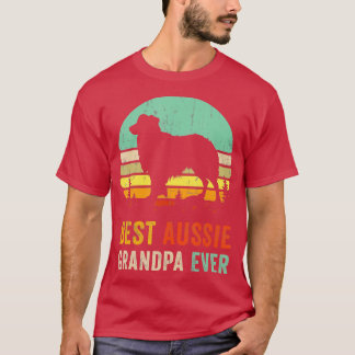 Bästa farfar någonsin Gift Aussie Hund Pappa Austr T Shirt