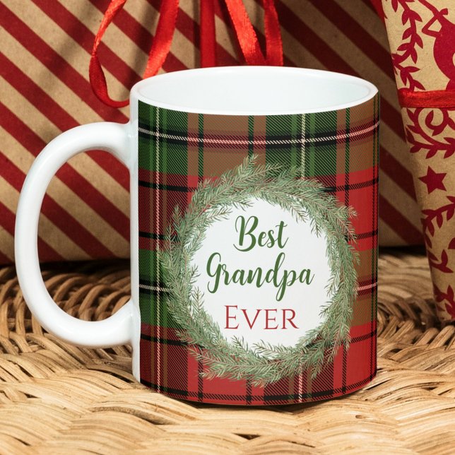 Bästa farfar någonsin God jul Photo Mugg (Best Grandpa Ever Merry Christmas Photo Mug)