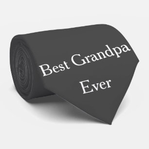 Bästa farfar någonsin Grandfather Mörk Anpassnings Slips
