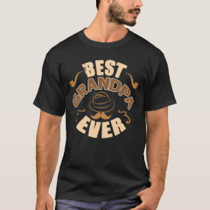 Bästa farfar någonsin - Hat- och Pipe-illustrati T Shirt