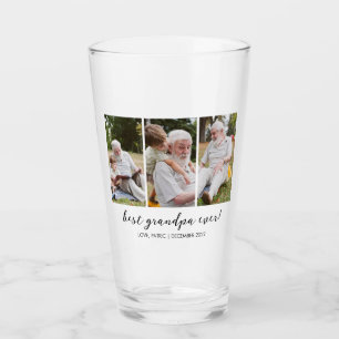 Bästa farfar någonsin Keepsaké Multi Photo Glass Glaskopp