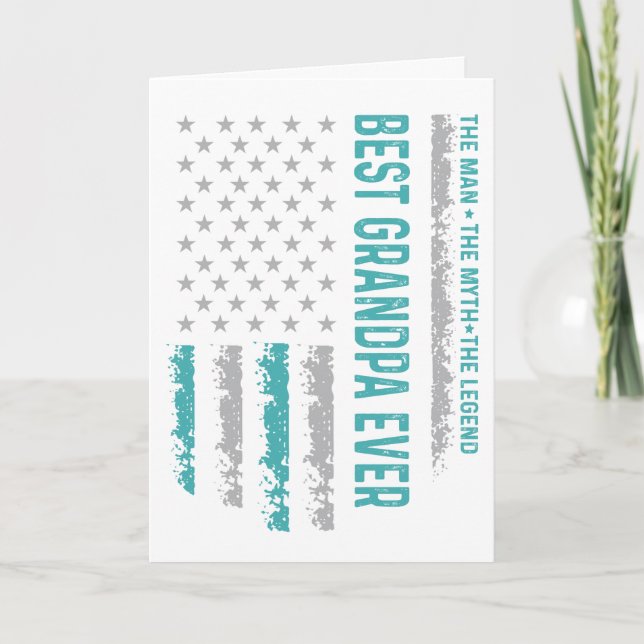 Bästa farfar någonsin kort (Framsida)