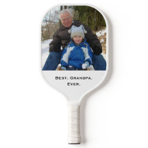 Bästa farfar någonsin Kul familjefoto typografisk 