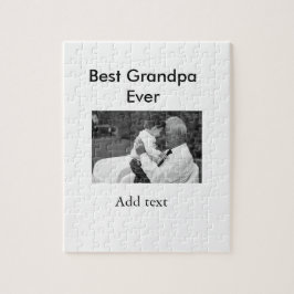 Bästa farfar någonsin lägg till bild namn klassisk pussel