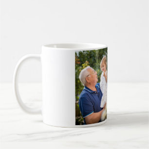 Bästa farfar någonsin lägg till foto namn klassisk kaffemugg