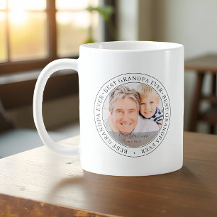 Bästa farfar någonsin Modern klassiskt foto Kaffemugg