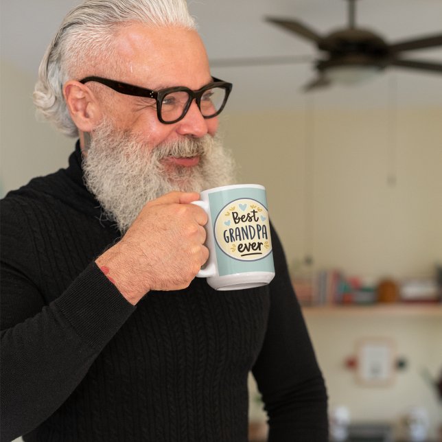 Bästa farfar någonsin Mugg (Let Grandpa know that he's the best with this thoughtful mug! )
