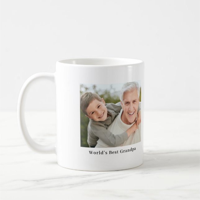 Bästa farfar någonsin Personlig present med fullst Kaffemugg (Vänster)