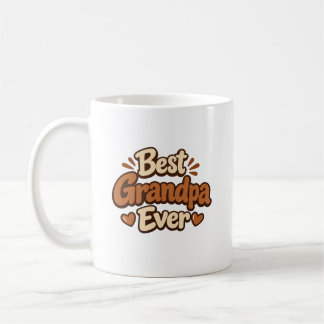 Bästa farfar någonsin present kaffemugg