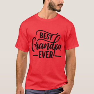 Bästa farfar någonsin T-Shirt - Skriptutfall Stil