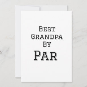 Bästa farfar per par enkel pappor farfar inbjudningar