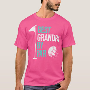 Bästa farfar per par för Golf Fars dag-födelsedag T Shirt