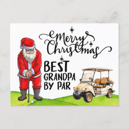 Bästa farfar per par för jul med Jultomten Helg Vykort