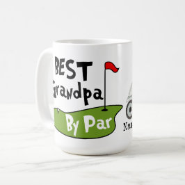 Bästa farfar per par kaffemugg