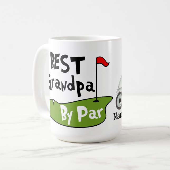 Bästa farfar per par kaffemugg (Framsida vänster)