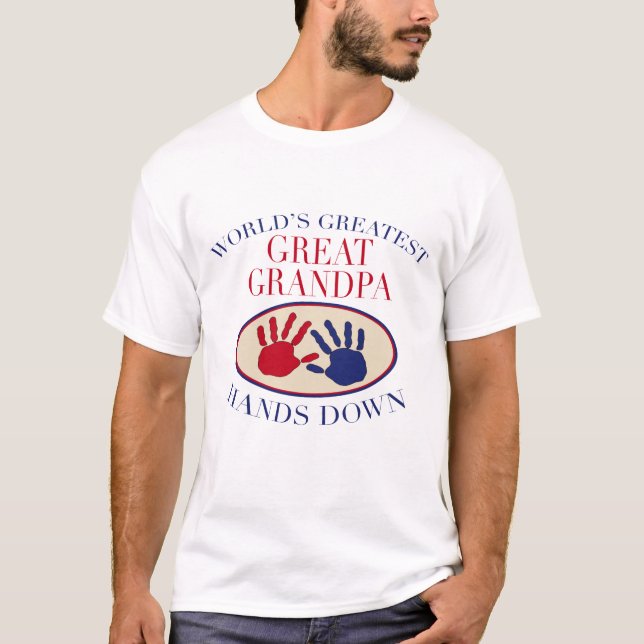 Bästa farfar utan konkurrens t-shirt (Framsida)