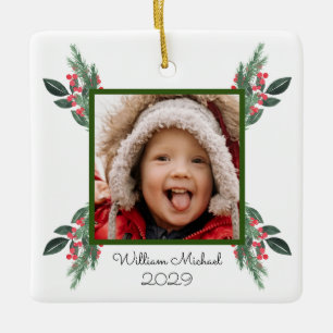 Bästa farföräldrar - Jul Julgransprydnad Keramik