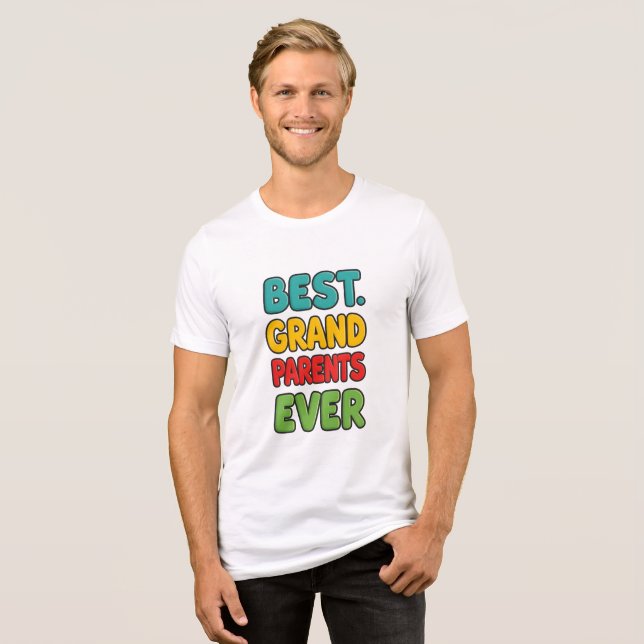 Bästa farföräldrar t shirt (Framsida Full)