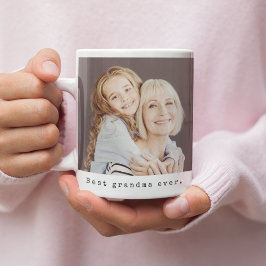 Bästa farmor någonsin Grandmor Fullt Photo Kaffemugg