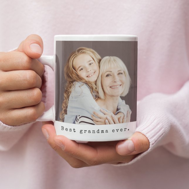 Bästa farmor någonsin Grandmor Fullt Photo Kaffemugg (Skapare uppladdad)
