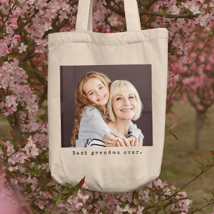 Bästa farmor någonsin Grandmor Fullt Photo Tygkasse