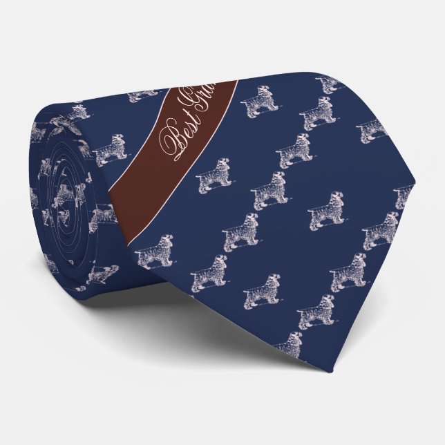 Bästa farmors hund-marinens kuk Tie Slips (Rullad)