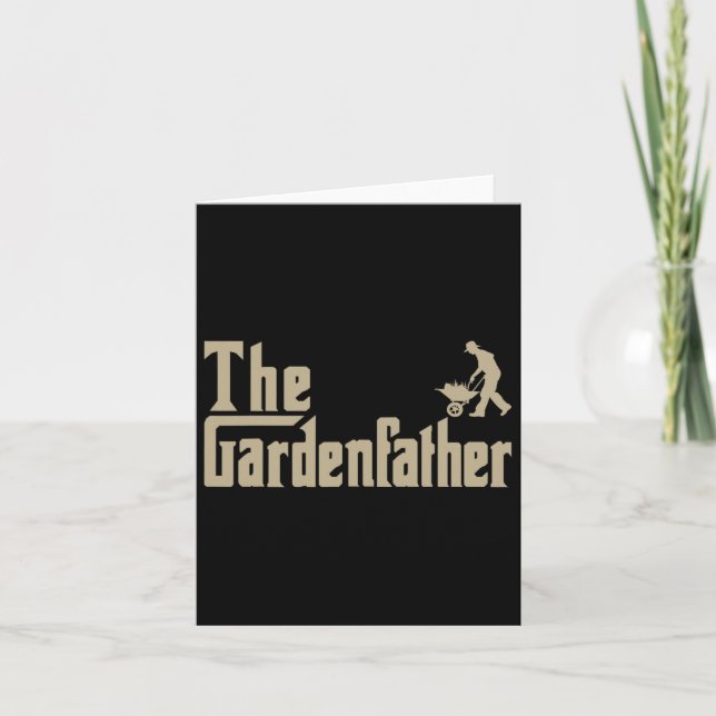 Bästa  Fars dag Shirt. Gardenfather Kort (Framsida)