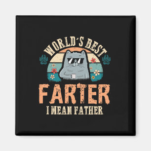 Bästa Farter I Elak Far Bästa Cat Pappa någonsin Magnet