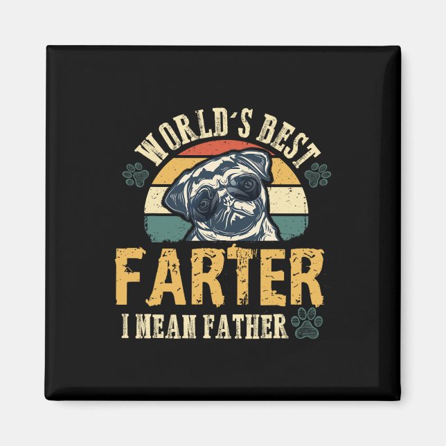 Bästa Farter I Elak Far Bästa Pappa någonsin Coola Magnet (Framsidan)