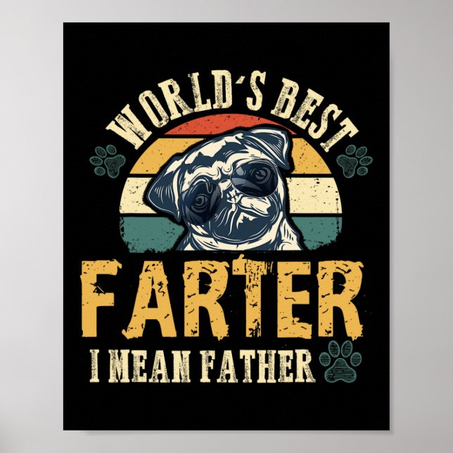 Bästa Farter I Elak Far Bästa Pappa någonsin Coola Poster (Framsidan)