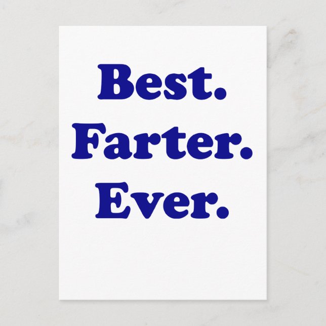 Bästa farter någonsin vykort (Framsida)