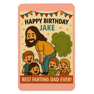 Bästa Farting Pappa någonsin födelsedag Magnet