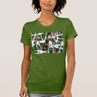 Bästa fartyg- och haj" kvinna konst tee shirt