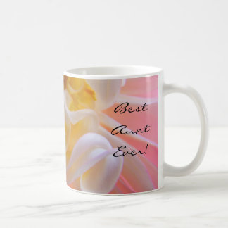 Bästa faster någonsin! Kaffe kopp mugg rosa dahlia