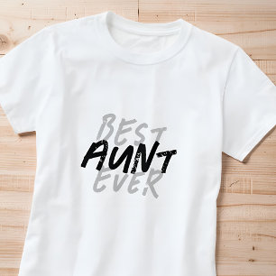 Bästa fastern någonsin Modern svart-vit grunge T Shirt