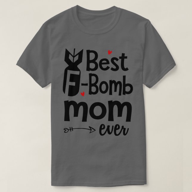 Bästa FBomb Mamma någonsin T Shirt (Design framsida)