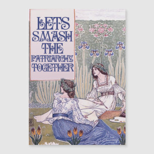 Bästa feministiska vän Låt oss krossa patriarkin