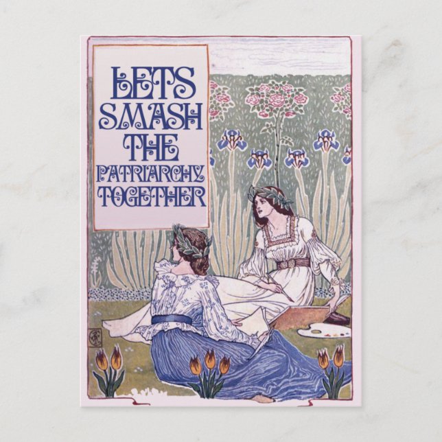 Bästa feministiska vän vykort (Framsida)