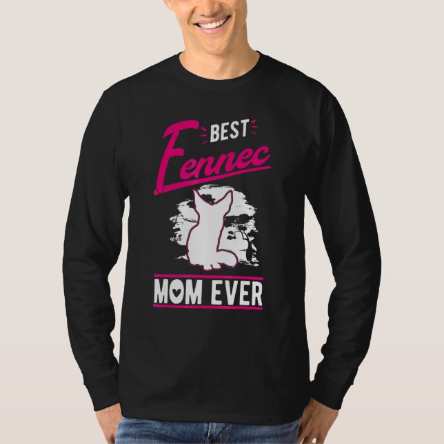 Bästa Fennec-Mamma Någon Gång T Shirt (Framsida)